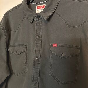 Wrangler Men's Western Pearl Snap Shirt